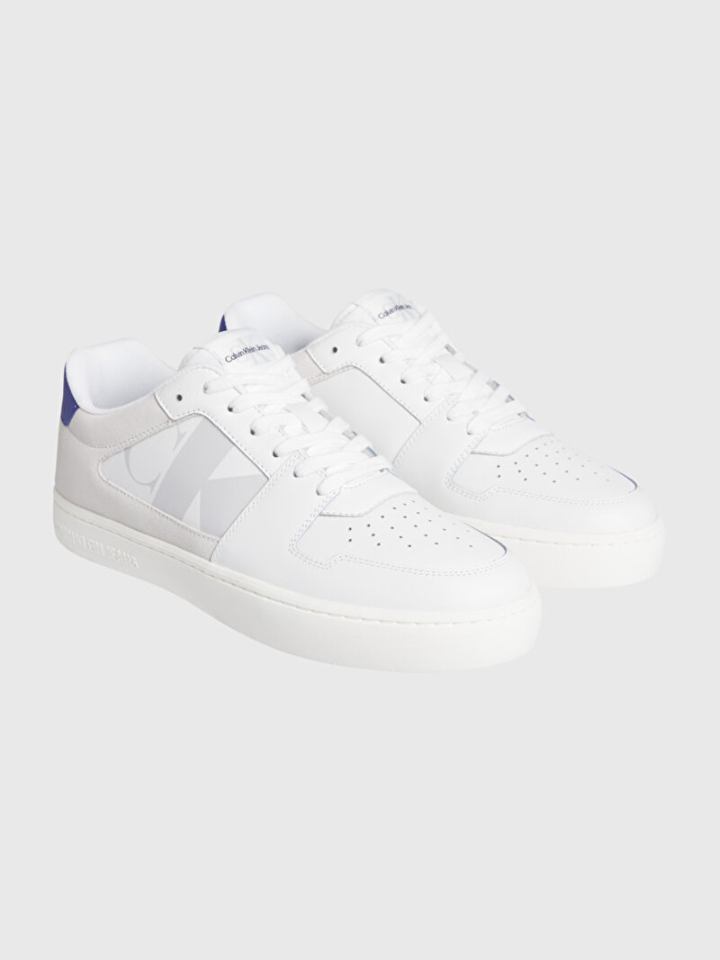 Calvin Klein Beyaz Renkli Erkek Classic Cupsole Sneaker