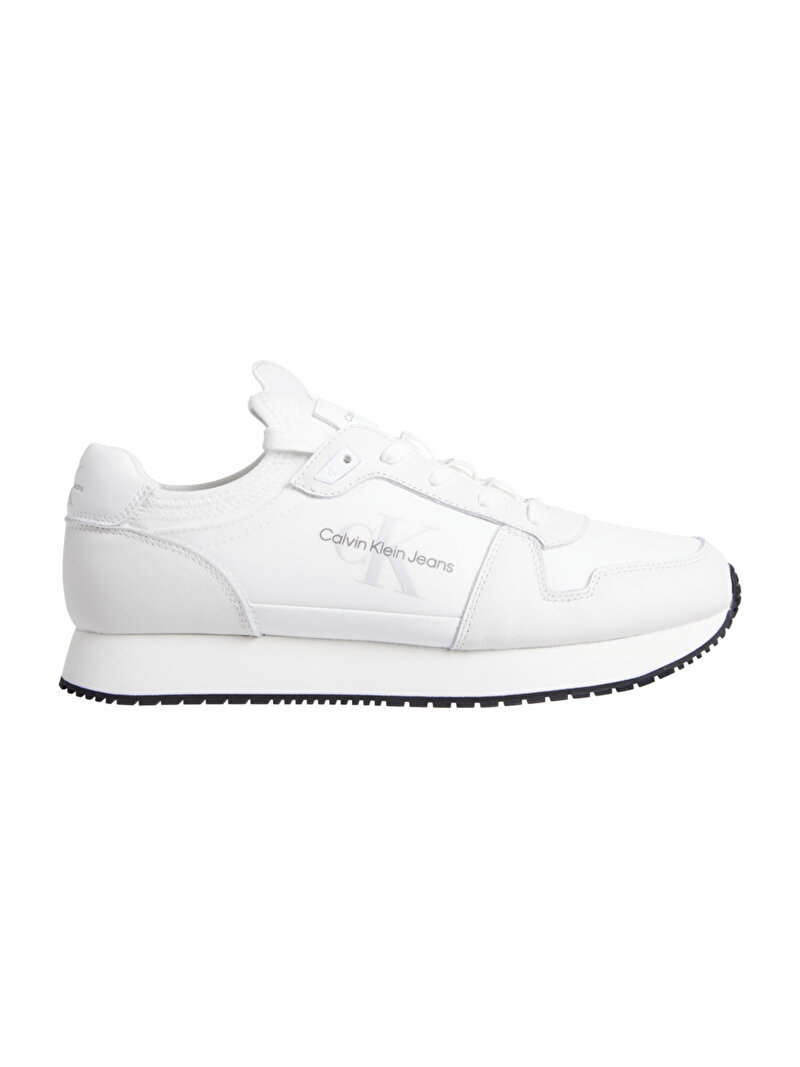 Calvin Klein Beyaz Renkli Erkek Retro Runner Sneaker