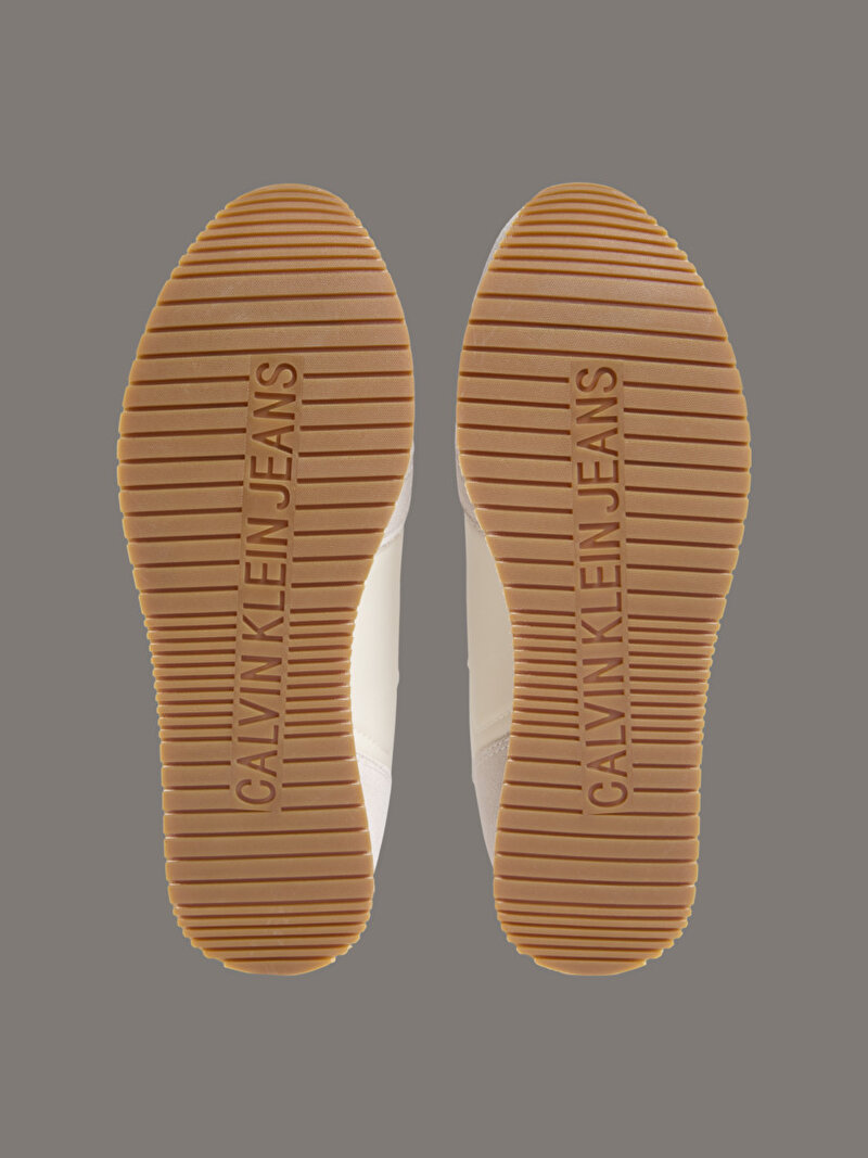 Calvin Klein Bej Renkli Erkek Runner Sock Laceup Sneaker