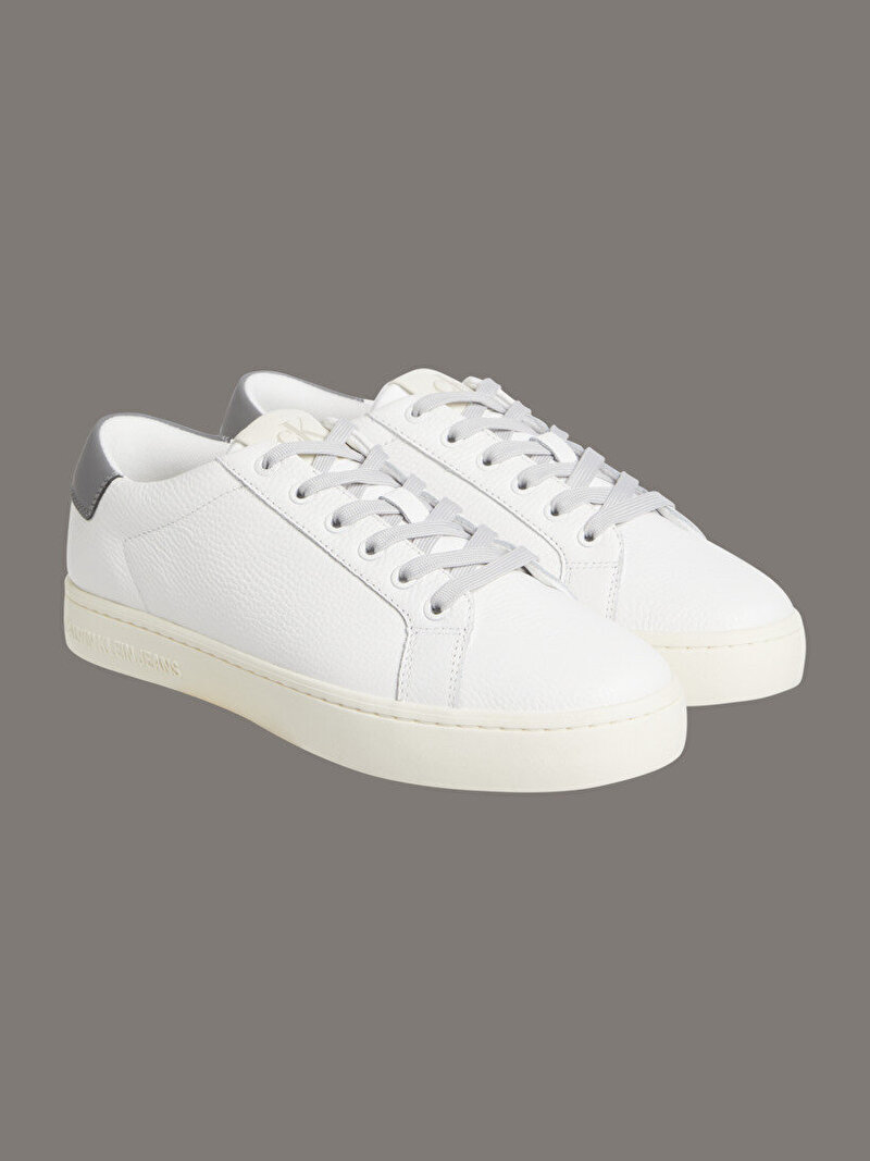 Calvin Klein Beyaz Renkli Erkek Classic Cupsole Low Sneaker