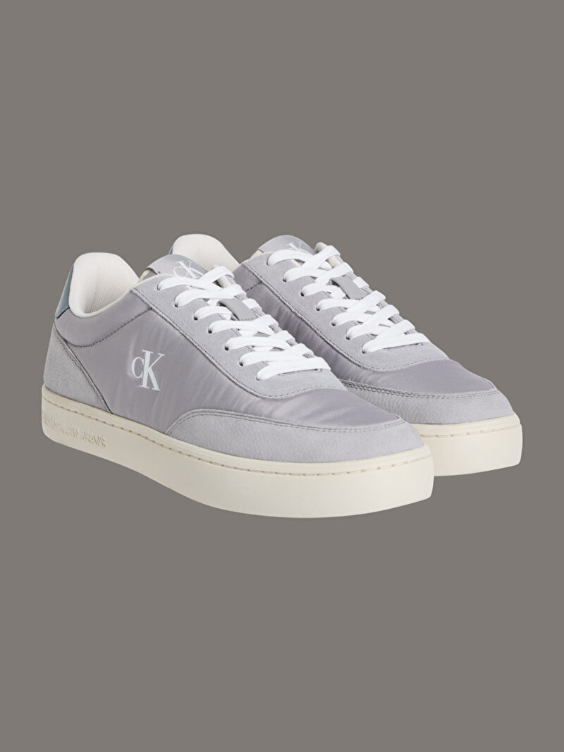Calvin Klein Gri Renkli Erkek Classic Cupsole Sneaker
