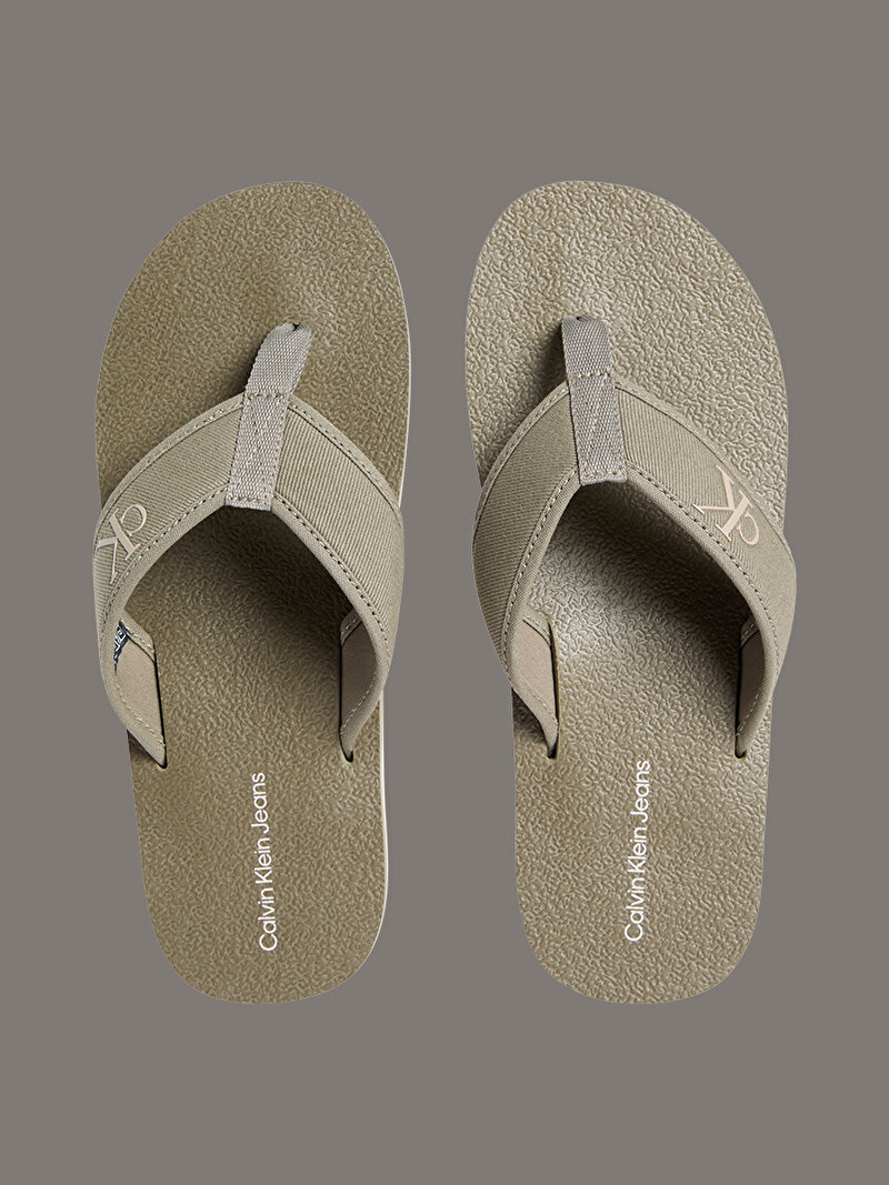 Calvin Klein Yeşil Renkli Erkek Plaj Terliği