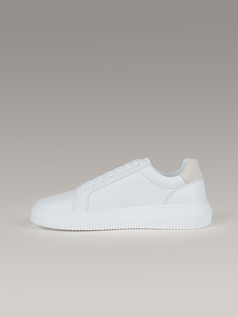 Calvin Klein Beyaz Renkli Erkek Chunky Cupsole Low Sneaker