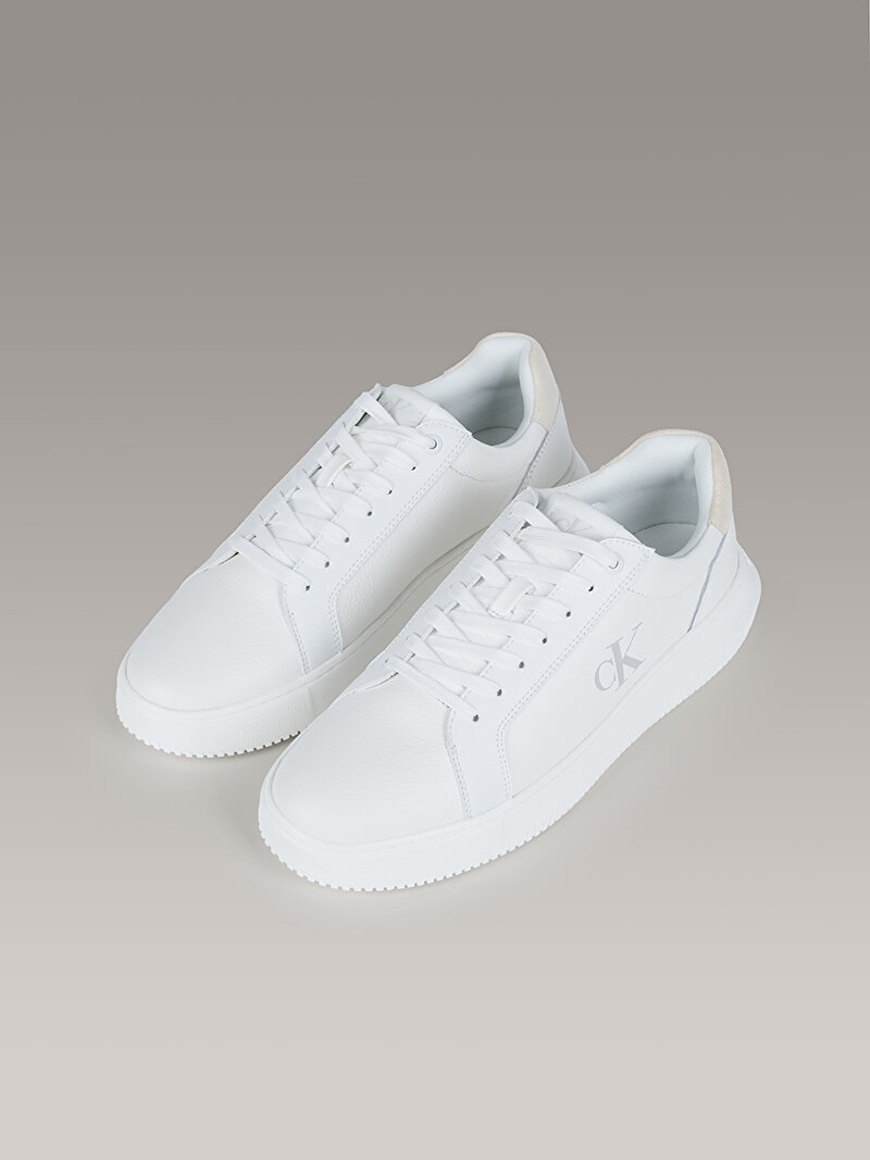 Calvin Klein Beyaz Renkli Erkek Chunky Cupsole Low Sneaker