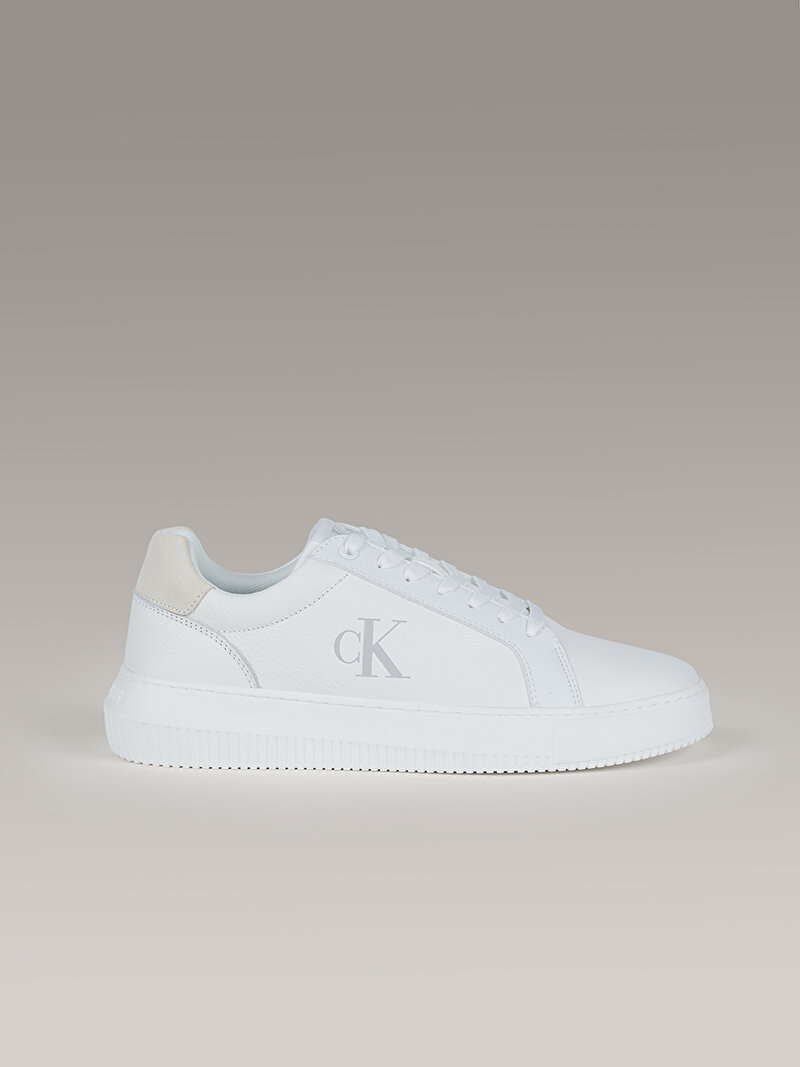 Calvin Klein Beyaz Renkli Erkek Chunky Cupsole Low Sneaker