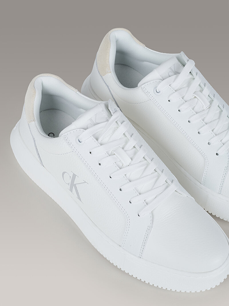 Calvin Klein Beyaz Renkli Erkek Chunky Cupsole Low Sneaker