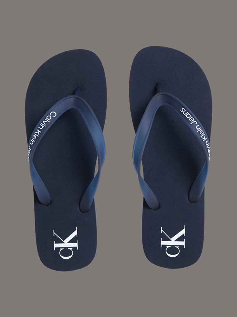 Calvin Klein Lacivert Renkli Erkek Plaj Terliği