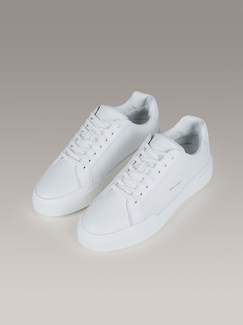 Calvin Klein Beyaz Renkli Erkek Chunky Cupsole Laceup Sneaker