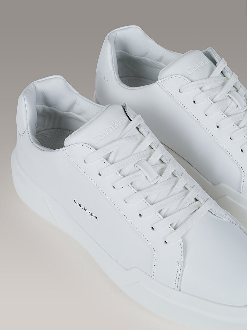 Calvin Klein Beyaz Renkli Erkek Chunky Cupsole Laceup Sneaker