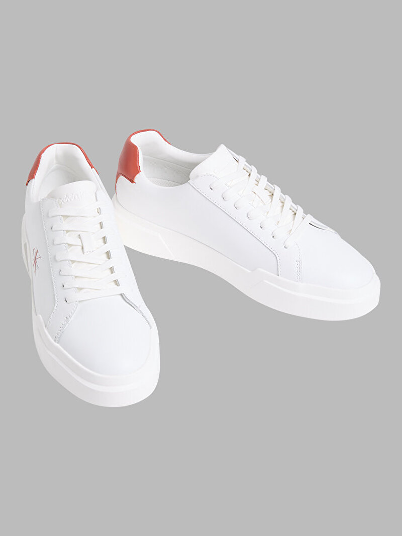Calvin Klein Beyaz Renkli Erkek Chunky Cupsole Sneaker