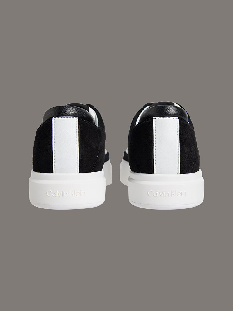 Calvin Klein Beyaz Renkli Erkek Basket Cupsole Laceup Sneaker