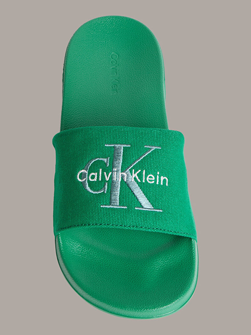 Calvin Klein Yeşil Renkli Erkek Essential Plaj Terliği