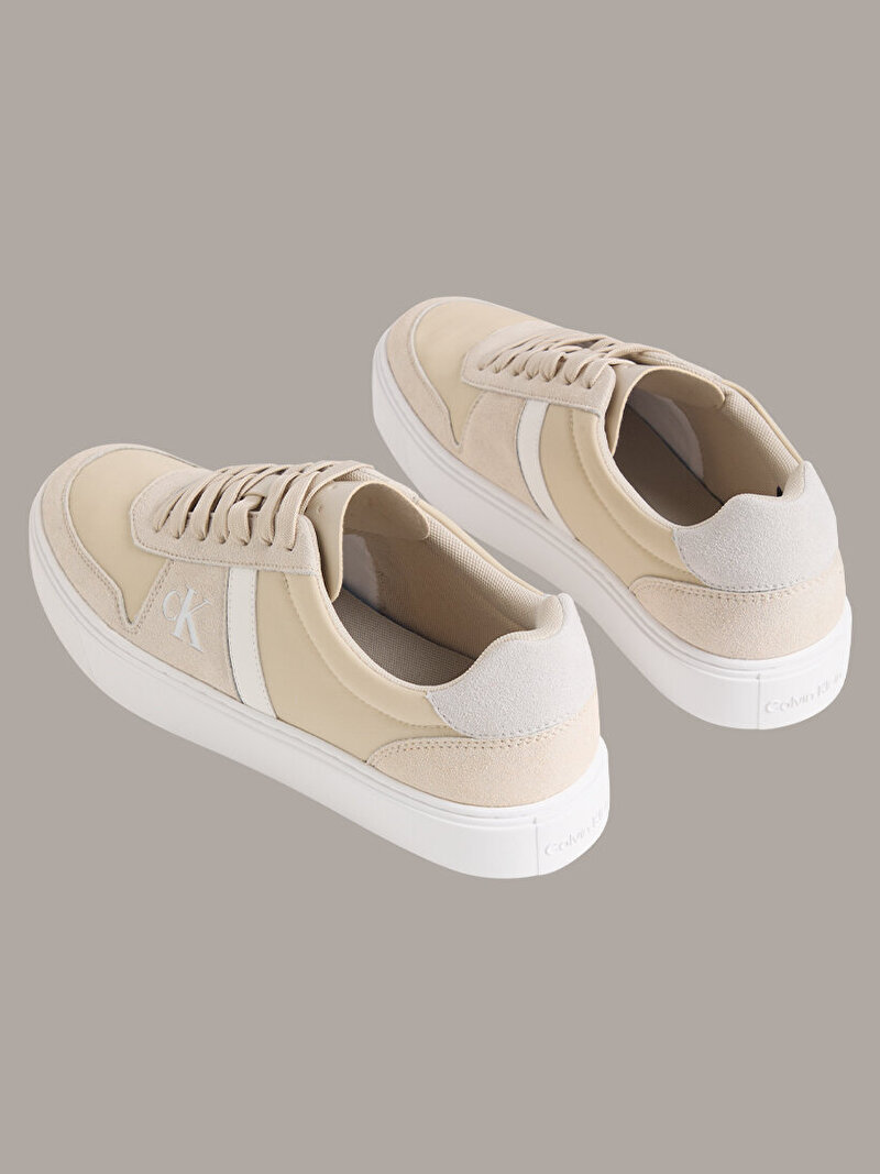 Calvin Klein Bej Renkli Erkek Classic Cups Lace Sneaker