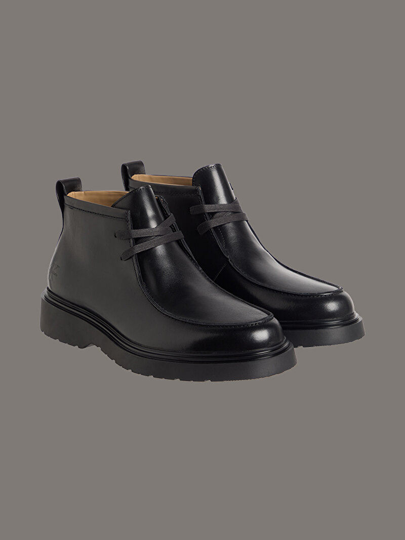 Calvin Klein Siyah Renkli Erkek Combat Apron Mid Bot