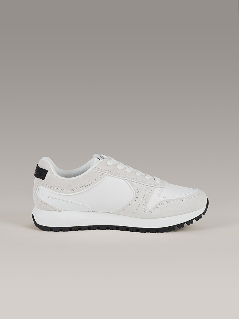 Calvin Klein Beyaz Renkli Erkek Toothy Runner Irregular Sneaker