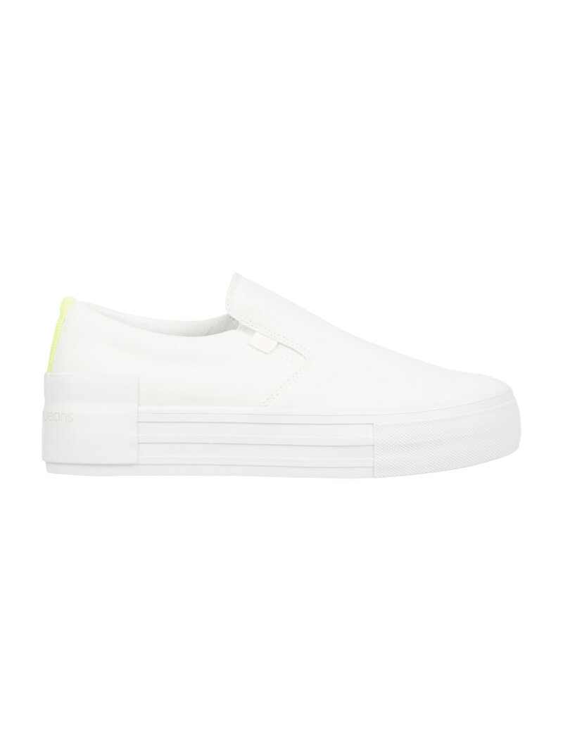 Calvin Klein Beyaz Renkli Kadın Vulcanized Flatform Sneaker
