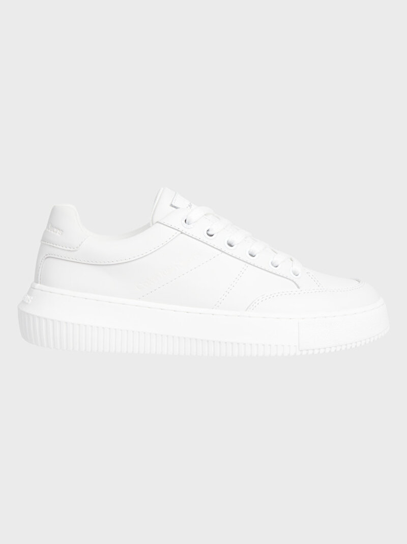 Calvin Klein Beyaz Renkli Kadın Chunky Cupsole Badge Sneaker