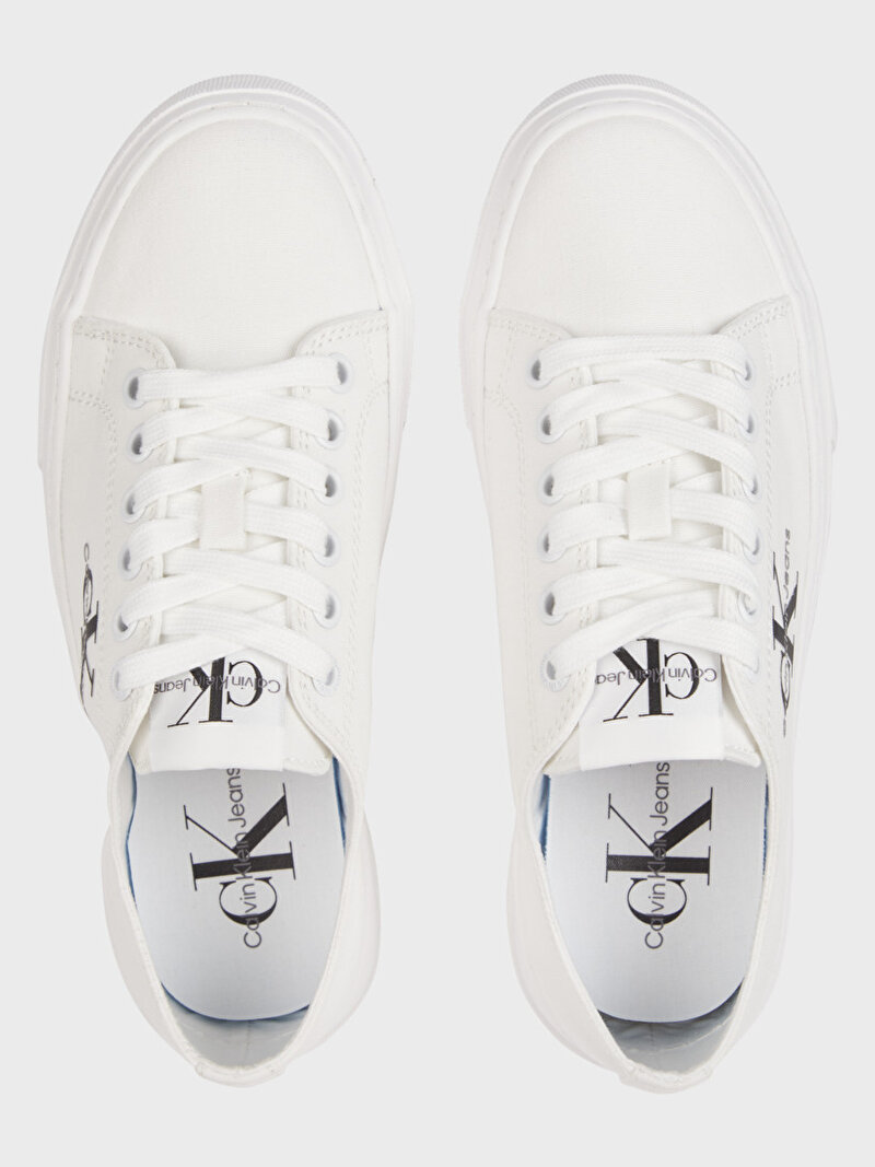 Calvin Klein Beyaz Renkli Kadın Flatform Sneaker