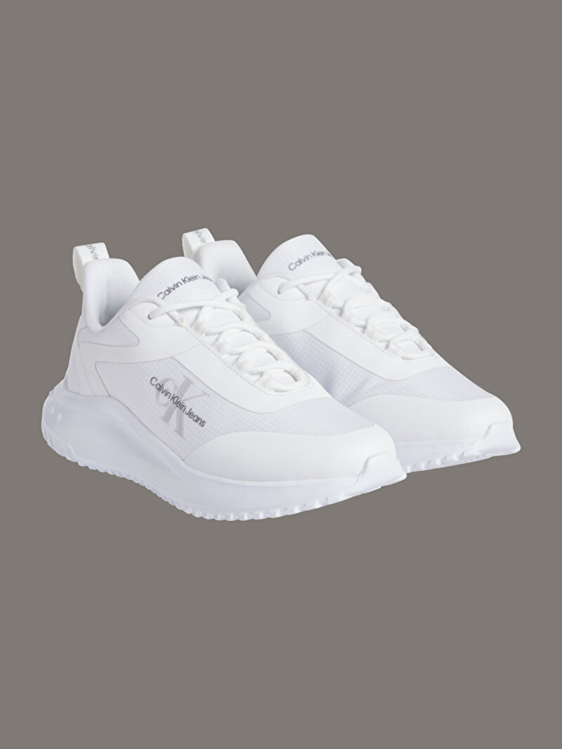 Calvin Klein Beyaz Renkli Kadın Eva Runner Low Laceup Sneaker