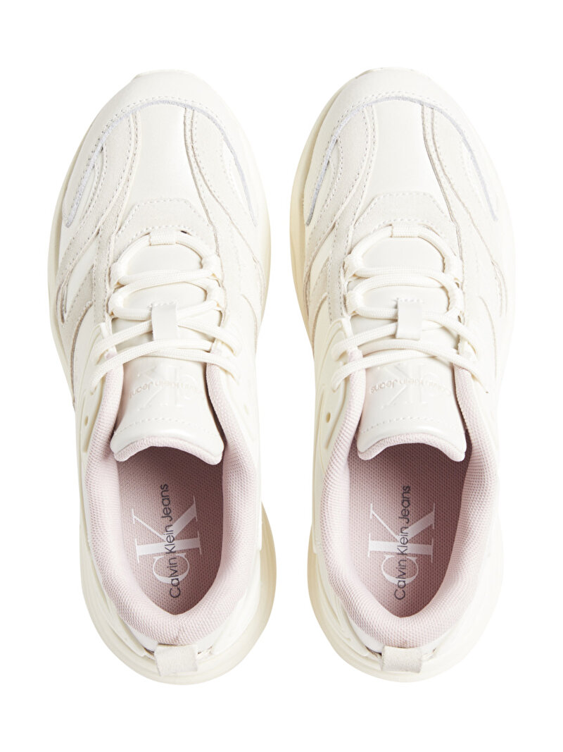 Calvin Klein Beyaz Renkli Kadın Retro Tennis Sneaker