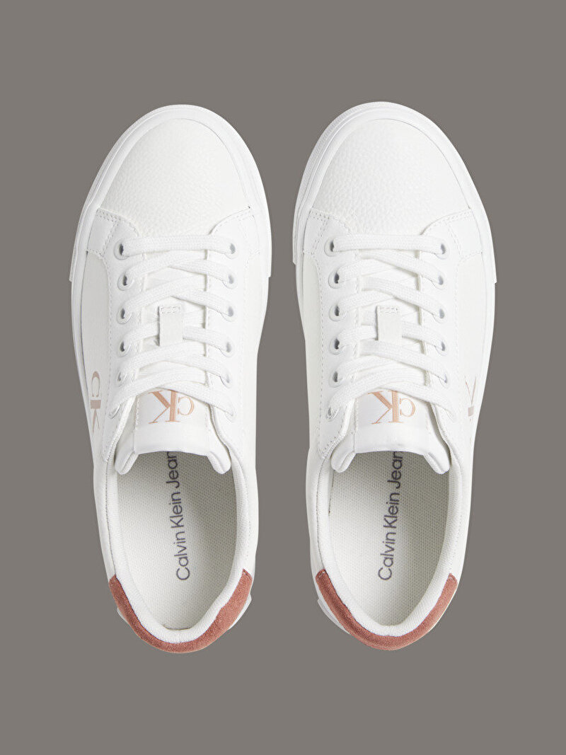 Calvin Klein Beyaz Renkli Kadın Bold Vulcanic Flatform Sneaker