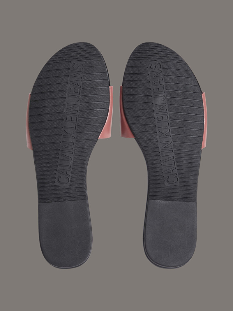 Calvin Klein Pembe Renkli Kadın Flat Terlik