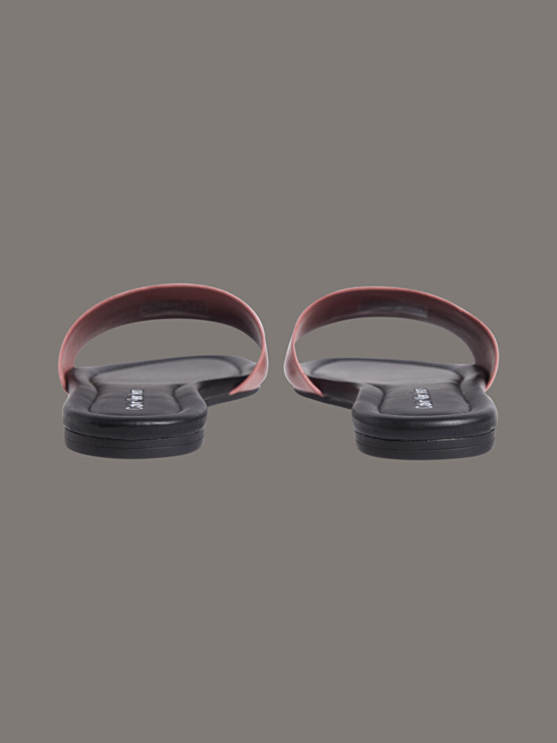 Calvin Klein Pembe Renkli Kadın Flat Terlik