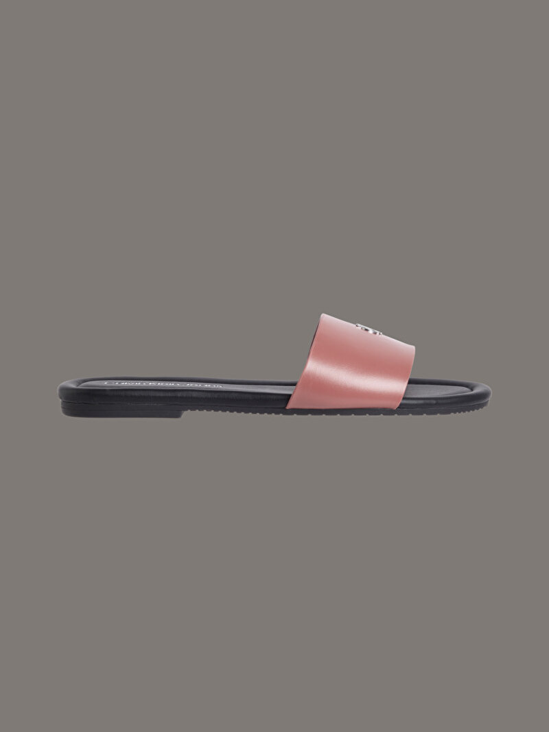 Calvin Klein Pembe Renkli Kadın Flat Terlik