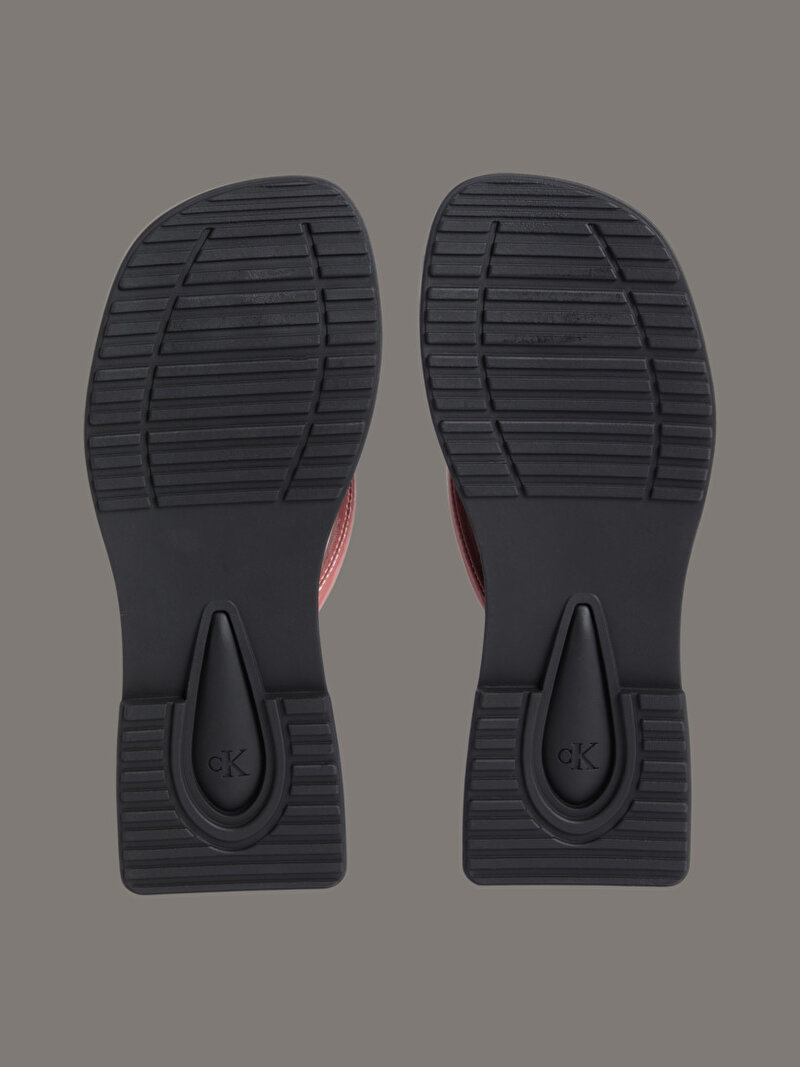 Calvin Klein Pembe Renkli Kadın Low Wedge Terlik