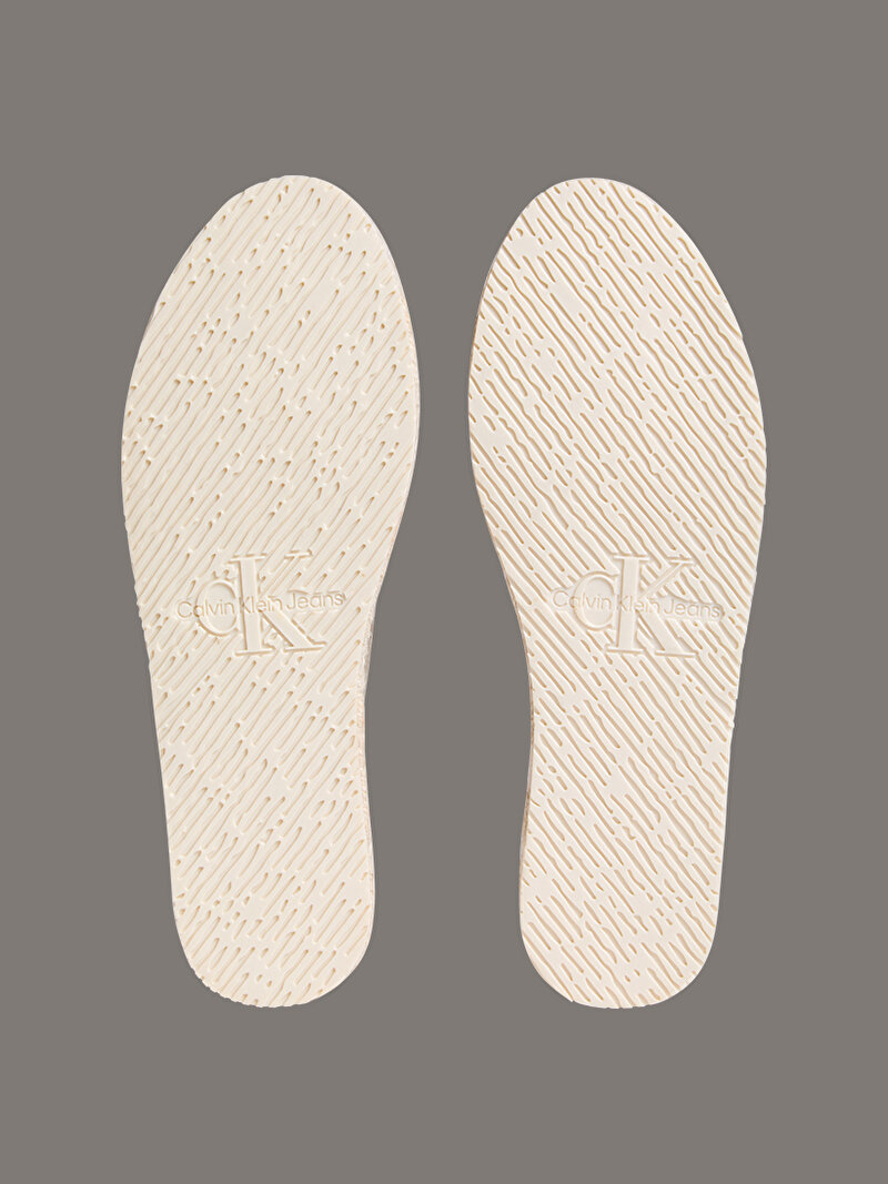 Calvin Klein Beyaz Renkli Kadın Flatform Espadril