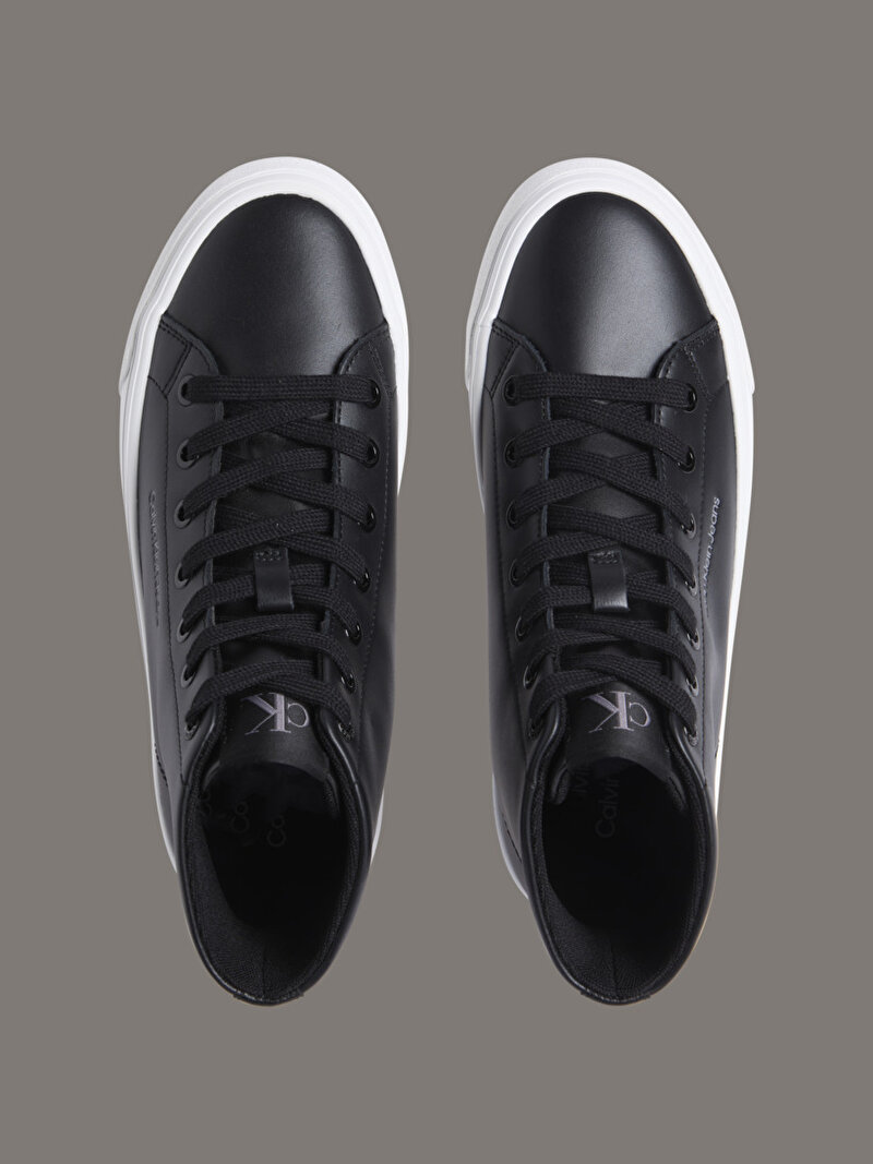 Calvin Klein Siyah Renkli Kadın Vulc Flatform Mid Sneaker