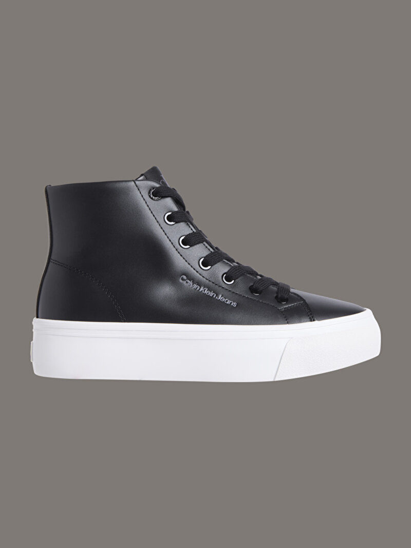 Calvin Klein Siyah Renkli Kadın Vulc Flatform Mid Sneaker