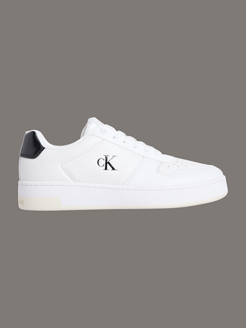 Calvin Klein Beyaz Renkli Kadın Basket Cupsole Low Sneaker