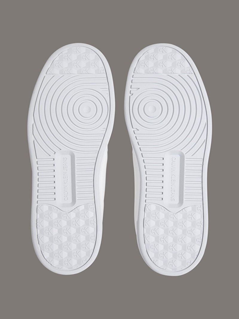 Calvin Klein Beyaz Renkli Kadın Basket Cupsole Low Sneaker