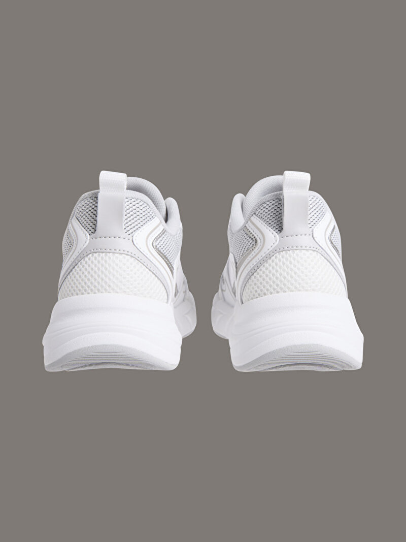 Calvin Klein Beyaz Renkli Kadın Retro Tennis Mesh Sneaker