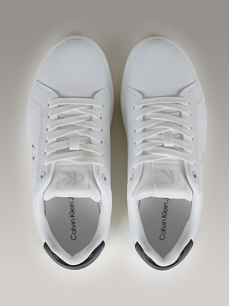 Calvin Klein Beyaz Renkli Kadın Classic Cupsole Monogram Sneaker
