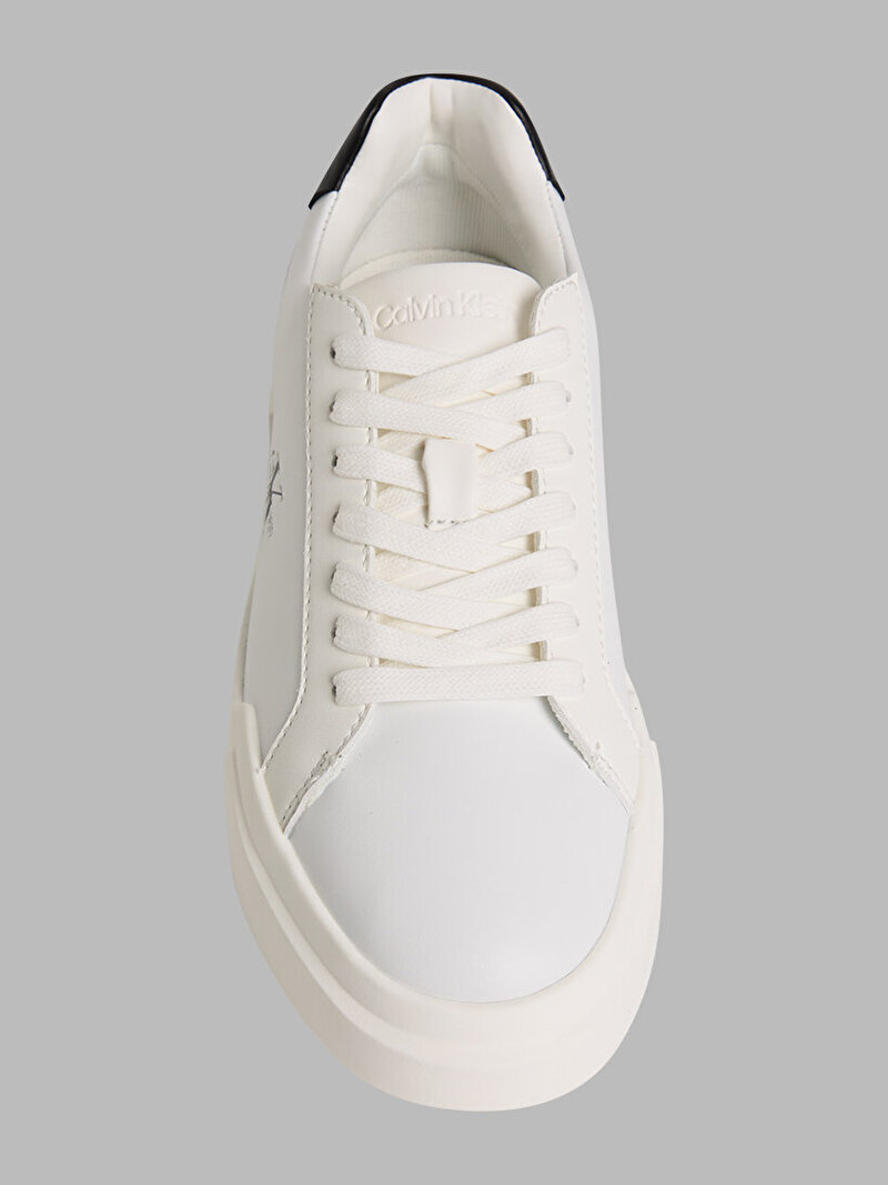 Calvin Klein Beyaz Renkli Kadın Chunky Cupsole Laceup Sneaker