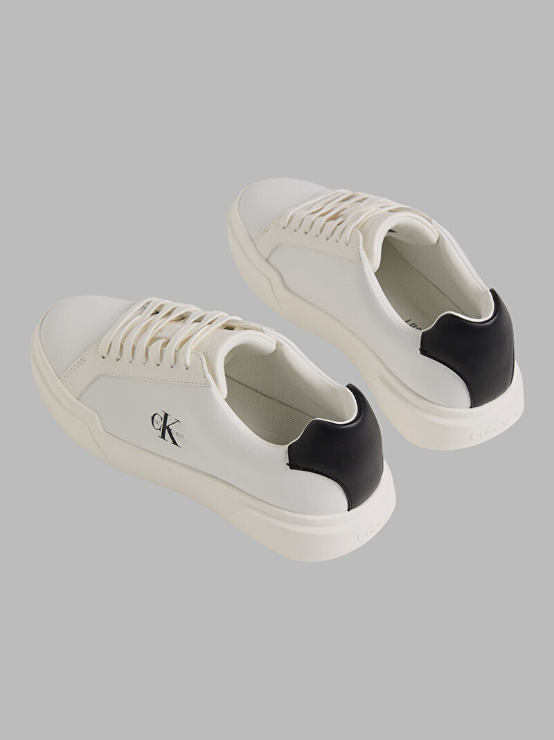 Calvin Klein Beyaz Renkli Kadın Chunky Cupsole Laceup Sneaker
