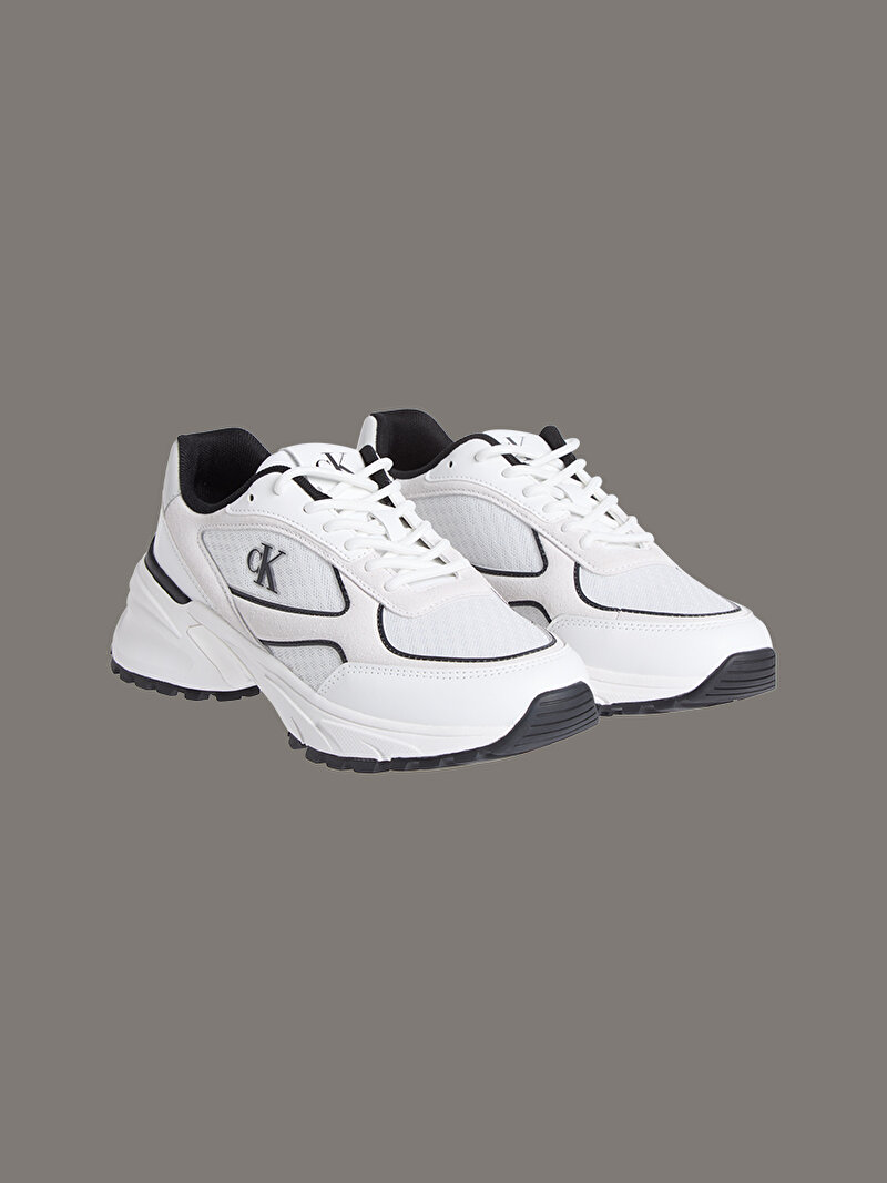 Calvin Klein Beyaz Renkli Kadın Hike Runner Mesh Mix Sneaker
