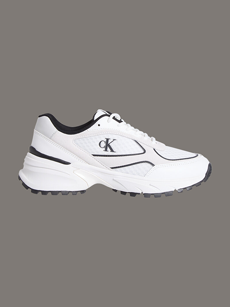 Calvin Klein Beyaz Renkli Kadın Hike Runner Mesh Mix Sneaker
