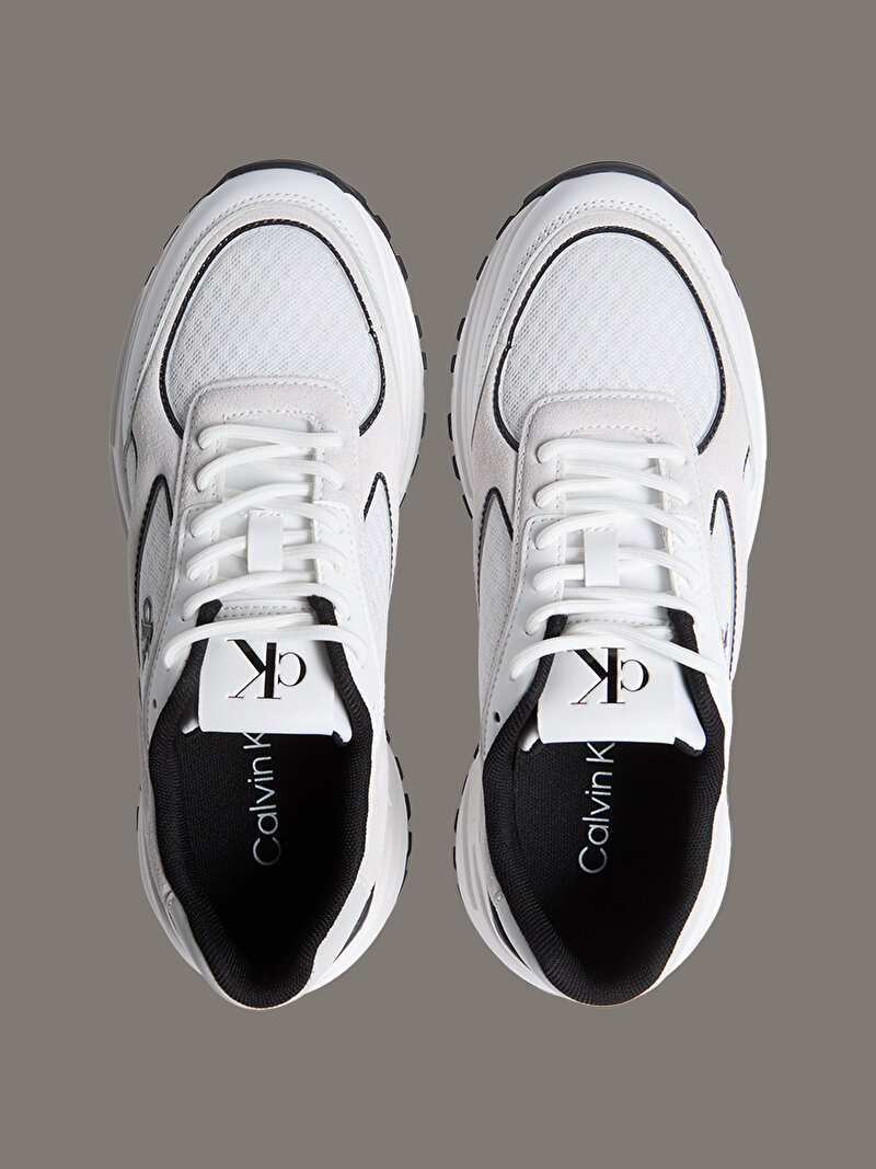 Calvin Klein Beyaz Renkli Kadın Hike Runner Mesh Mix Sneaker