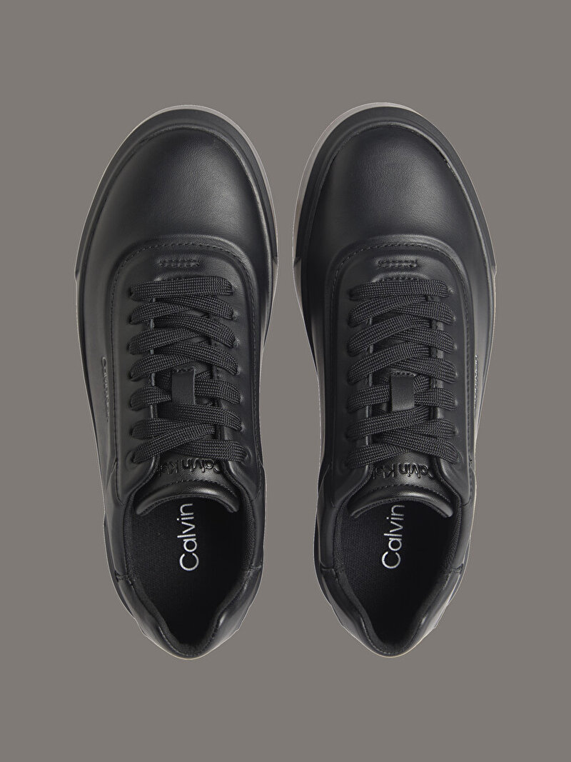 Calvin Klein Siyah Renkli Kadın Basket Cupsole Oxford Sneaker
