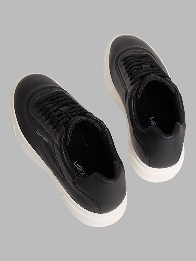Calvin Klein Siyah Renkli Kadın Basket Cupsole Oxford Sneaker