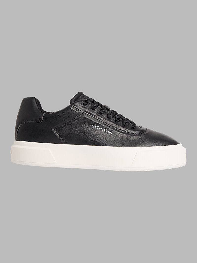 Calvin Klein Siyah Renkli Kadın Basket Cupsole Oxford Sneaker