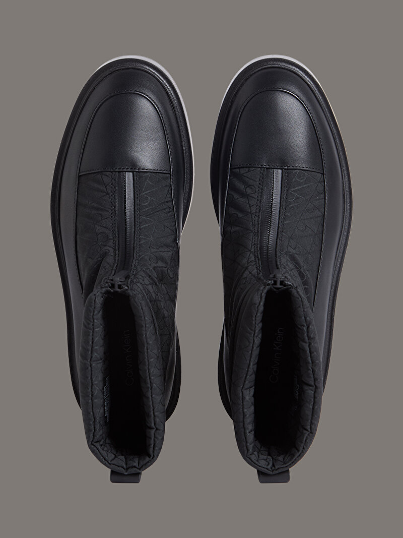 Calvin Klein Siyah Renkli Kadın Concave Welt Bot