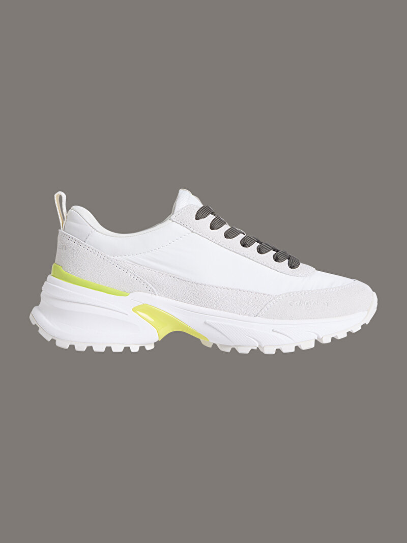 Calvin Klein Beyaz Renkli Kadın Hike Runner Naylon Sneaker